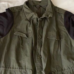 Jacket with cinch waist